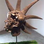 郑维 朋克头 铜   18×46×89cm  2013 