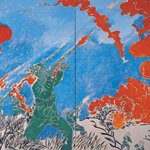 对天开枪　布面油画　 200x240cm 2005