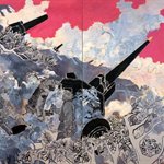 伟大的战争 布面油画  200x240cm  2005