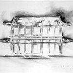 Flower,Bird,Insert,Fish-Insectpot   Sketch   38×53cm    1999