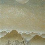 偷天换日-秋水无声  布面丙烯 70X140cm 2005