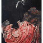 王劲松 飞鸟  重彩 1989