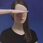 薛若哲 眼罩 Eye Shade 50x60cm 布面油画 2015