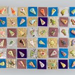 郑维，分蛋糕，21x20x10cm x 60，丙烯，木板，现成物，不锈钢板，2020